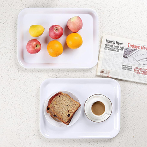 Bán buôn tùy chỉnh giá thấp melamine nhà hàng khay thức ăn nhanh phục vụ khay với biểu tượng tùy chỉnh phục vụ hộp carton món ăn & tấm - Product Image 4