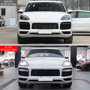 2019-2023 Upgrade the grille of the insurance grille before car modification to a high-<b>end</b> daytime running lig for Cayenne 9Y0 - Product Image 2