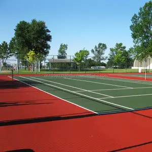 Yüksek kaliteli Pickleball tenis voleybol sahası kapalı açık spor döşeme malzemesi toptan