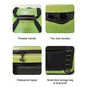 Bolsa térmica con aislamiento de TPU PU cuadrada grande al por mayor, diseño para acampar al aire libre, coche, playa, hielo, impermeable, a prueba de fugas, 30L, 40L - Product Image 6