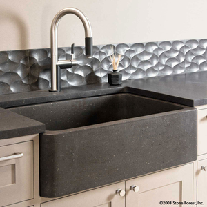 Lavabo de Cocina Rectangular Moderno Personalizado de Mármol y Piedra Profunda para Habitación - Product Image 3