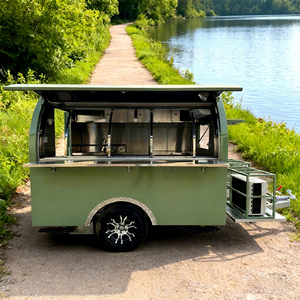 OEM Hot Dog Street Trucks Container USA <b>Fryer</b> Food Trailer Mobile Coffee Cart For Sale - Product Image 1