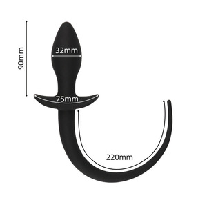 <span class=keywords><strong>Plug</strong></span> <span class=keywords><strong>Anale</strong></span> in Silicone <span class=keywords><strong>a</strong></span> Coda di Cane/Gallo, Accessori Anali Gay, Massaggiatore Prostatico Punto G, Giocattolo Sessuale Fetish con Coda - Product Image 6