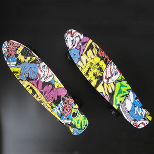 Planche à roulettes <span class=keywords><strong>Cruiser</strong></span> en vente chaude, planche à roulettes en <span class=keywords><strong>plastique</strong></span> de 22 pouces pour garçons - Product Image 3