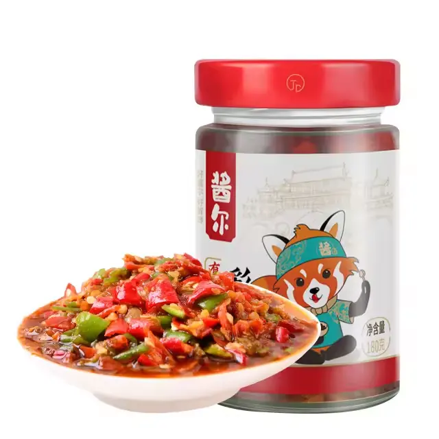 Direct Factory Supply chinese red chili paste Sauce Can for Eating