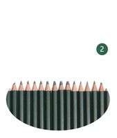 Kit de Croquis Professionnel Keep Smiling 42 en 1, Crayons de Dessin pour Étudiant, Peinture et Esquisse