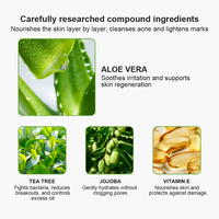OEM ODM crème anti-acné à l'acide salicylique de haute qualité pour peaux grasses formule de contrôle de l'huile réduit les pores prévient l'aloe vera