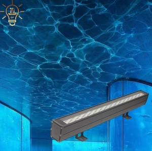 RGBW 오션 웨이브 라이트 LED 월 워셔 라이트 DMX512 IP66 방수 알루미늄 선형 물결 램프 바 KTV & 커피숍용 - Product Image 1