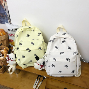 <b>Lightweight</b> Mini <b>Backpack</b> With Flowers Pattern Casual Style For School Women Summer 2023 - Product Image 3