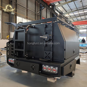 Capot de benne de camion intelligent sur mesure haut de gamme pour Dodge Ram 1500 2500 3500 Big Horn, 6'4, en métal, coque de camping, auvent en aluminium - Product Image 5