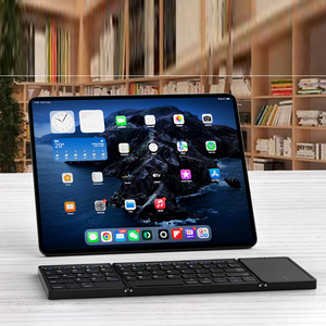 Nhỏ Siêu Mỏng Có Thể Gập Lại Túi Bàn Phím Không Dây Phổ Mini Có Thể Gập Lại Bàn Phím Không Dây Với <span class=keywords><strong>Touchpad</strong></span> Cho Máy Tính Xách Tay Samsung - Product Image 6