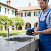 Compteur d'eau à ultrasons, protection IP68, compatible LoRaWAN, certifié CE MID, fabricant OEM