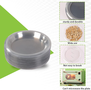 Hot Selling Disposable 9 Inch Food Grade Plastic Plates <b>for</b> Dessert Party - Product Image 3