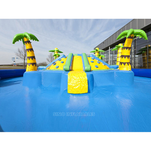 15m Dia. Parco acquatico gonfiabile per bambini e adulti palm tree island in <span class=keywords><strong>vendita</strong></span> per attività all'aperto in acqua da gonfiabili Sino - Product Image 3