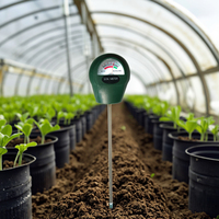 Humidimètre portable pour sols avec construction en métal et ABS pour usage en jardin et en ferme