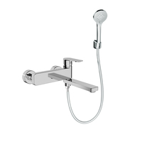 Robinet de douche mural en laiton au design unique, design moderne pour salle de bain et baignoire