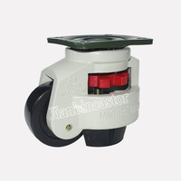 40F/60F/80F/100F/120F/150F Gris des charges de roue pivotante FD-40 Horizontal hauteur réglage de mise à niveau De Frein roulettes