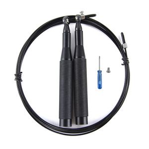 Cable <span class=keywords><strong>de</strong></span> acero ajustable, <span class=keywords><strong>cuerda</strong></span> <span class=keywords><strong>de</strong></span> salto <span class=keywords><strong>de</strong></span> velocidad <span class=keywords><strong>de</strong></span> aluminio para saltar MMA, equipo deportivo <span class=keywords><strong>de</strong></span> fitness, venta al por mayor - Product Image 3