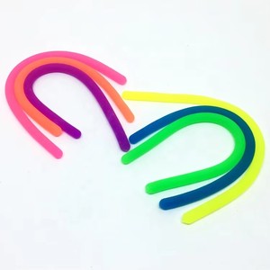 Soft TPR Stretchy Noodle <b>Fidget</b> String Toy for Kids and Adults Squishy Decompression Play Stress Relief Sensory Gift - Product Image 4