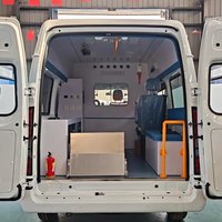 Camion de transport d'urgence pour patients JMC Fushun, ambulance, premiers secours, sauvetage