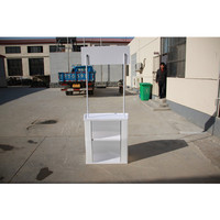 ABS — vitrine de table en plastique ABS, Promotion, affichage, impression graphique