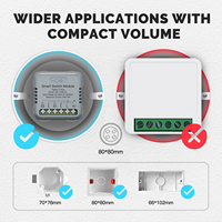 Module de commutation intelligent miniature MOES Tuya ZigBee, relais, minuterie, domotique, commande vocale, Google Home, Alexa