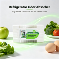 Boîte désodorisante solide au charbon actif naturel et écologique pour réfrigérateur, anti-odeurs longue durée, anti-taches, pour réfrigérateur et congélateur domestique