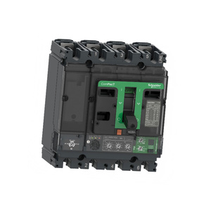 เบรกเกอร์วงจร Schneider Electric C16F44V160 รุ่นดั้งเดิมใหม่, ComPacT NSX160F, 36kA/415VAC, 4 ขั้ว, MicroLogic Vigi 4.2, 160A - Product Image 1