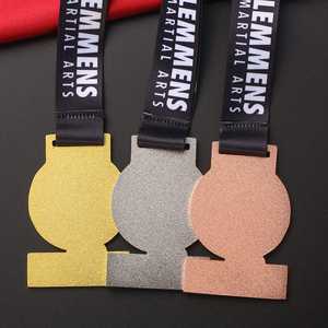 Medallas de Metal de Alta Calidad con Diseño Personalizado en 3D, Personaje de Entrenador de Karate, Medallas de Oro, Plata y Cobre para Judo, Jiu Jitsu y Taekwondo - Product Image 2
