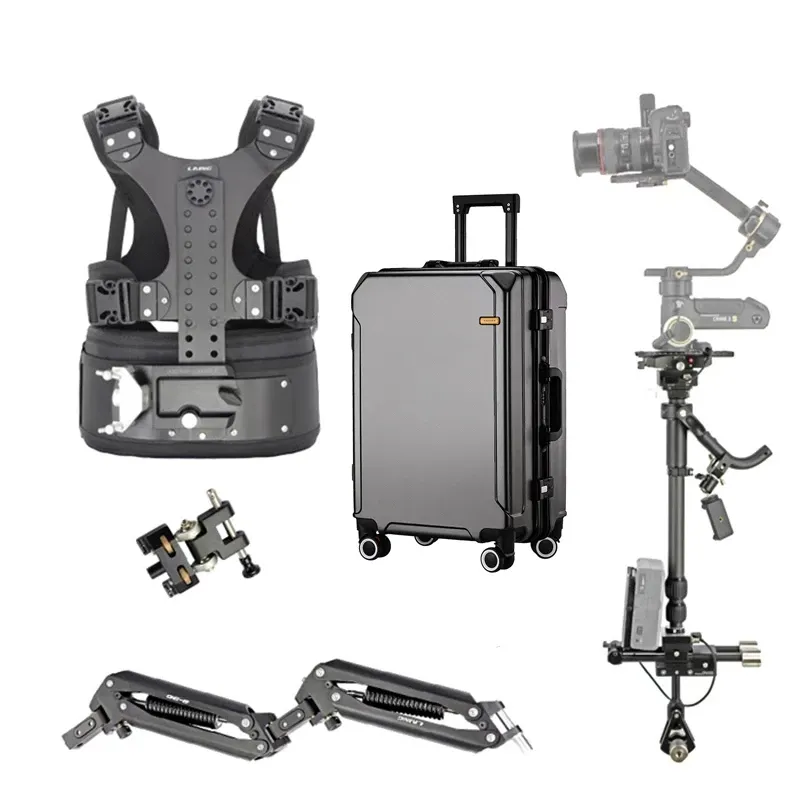 LAING M30F 6-15kg yük Steadicam fotoğrafçılık yelek çift destek kolu profesyonel fotoğrafçılık için