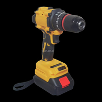 Taladro Eléctrico Inalámbrico con Embrague de Torque Ajustable y Paquete de Baterías para Trabajos de Construcción Pesada y Reparaciones del Hogar
