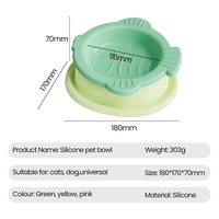 Mangeoire surélevée en silicone BPlus pour animaux de compagnie, bassin incliné à 10 degrés, hauteur confortable pour animaux matures et âgés, commandes OEM ODM
