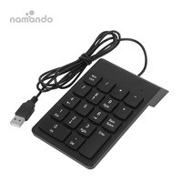 Kabel Keypad Numerik 18 Kunci Nomor Keyboard Keyboard Digital untuk Akuntansi Teller Laptop Notebook Tablet Windows