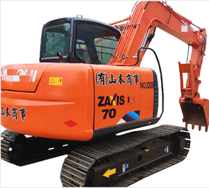 รถขุดไฮดรอลิกขนาดเล็ก Hitachi ZX70 7 ตัน มือสอง ระบบควบคุม PLC มอเตอร์เกียร์ ปั๊ม แบริ่ง สภาพดี นำเข้าจากญี่ปุ่น - Product Image 1