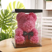 ODIS - Osos de Peluche de Rosa Eterna con Caja Interior de Terciopelo Refinado, Calidad Premium, Osos de Peluche al por Mayor, Disponibilidad Inmediata de Fábrica, Más Vendidos