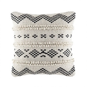 Boho <b>Pillow</b> Cushion Cover Vintage Geometry Designer Woven Wool <b>Throw</b> <b>Pillow</b> 100% Cotton Filling Removable Washable Living Decor - Product Image 1