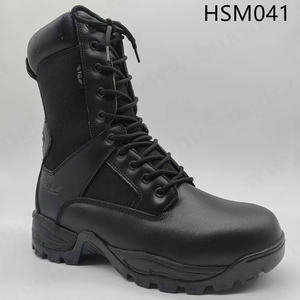 Botas Tácticas de Combate CXT con Suela de EVA+Goma de Alto Rebote y Cremallera para Diversas Superficies, Botas de Patrulla de Tráfico y Combate HSM041 - Product Image 6