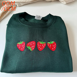 เสื้อฮู้ดดี้ปักลาย 3 มิติ แบบสั่งทำพิเศษ ผ้าฝ้าย 100% ทรงพูลโอเวอร์ ODM เสื้อกันหนาวอุ่นสบายสำหรับฤดูหนาว พร้อมลายปัก 3 มิติ ดีไซน์แฟชั่น - Product Image 3