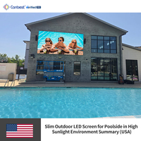 Écran LED publicitaire extérieur Canbest Apro P6 6,67 mm 4800x2880 mm (15,7x9,4 pieds) pour centre commercial en Équateur