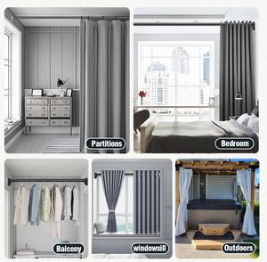 ARODDY-<span class=keywords><strong>Tringle</strong></span> <span class=keywords><strong>à</strong></span> rideau et tuyau de douche ajustable et personnalisé, <span class=keywords><strong>sans</strong></span> <span class=keywords><strong>perçage</strong></span> de fenêtre, vente en gros de 62.9 <span class=keywords><strong>à</strong></span> 98.4 pouces, extensible - Product Image 2