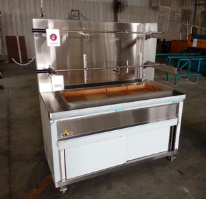 Machine à rôtir le poulet au <span class=keywords><strong>charbon</strong></span> de bois de grande capacité pour restaurant commercial - Product Image 4