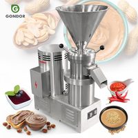 Emulsie 50kg/u peper-pinda sauslijn molen notenboter molen colloïdmolen machine voor noten