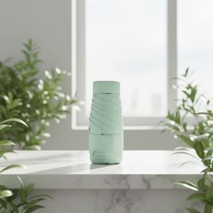 New Style Capsule Small Folding Outdoor Men Outdoor Sunshade <b>Umbrella</b> with Pocket - Product Image 1