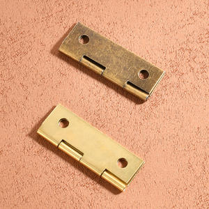 Charnière de boîte cadeau en fer simple, industrielle, petite, durable, installation sur toute la surface, 34x22mm-1,5 pouces, angle d'ouverture de 180 degrés - Product Image 1