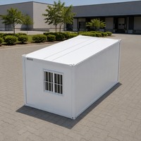 Maison conteneur pliable en panneaux sandwich en forme de Z de 40 pieds, directement de l'usine, pour abri d'urgence avec conception mobile