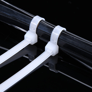 JUNKE Bridas de nailon para cables de 1.0mm-3mm, blancas y negras, correas industriales para arnés de cables, certificadas CE ISO9001 - Product Image 2