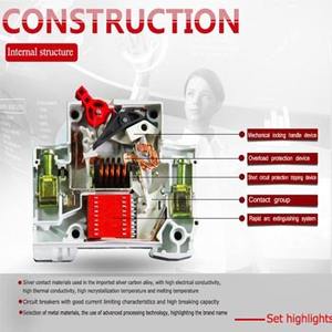 Disjoncteur mcb électronique anti-feu de qualité cuivre 13a 63 amp <span class=keywords><strong>1</strong></span> pôle - Product Image 5