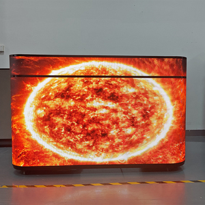 Cabina de DJ LED de 600 píxeles avanzada con estación comercial de plexiglás, tela negra de píxeles de 70 pulgadas para discoteca silenciosa - Product Image 1