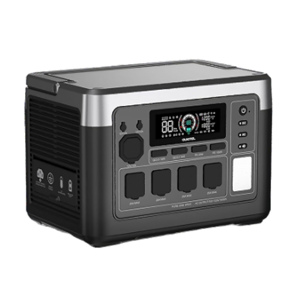 1800W Emergency Portable <b>Solar</b> Panel Gas Powered <b>Generator</b> LiFePO4 Battery UPS MPPT Pure Sine Wave Flashlight - Product Image 1