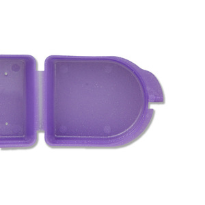 Portable Plastic <b>Denture</b> Case Sparkly Design For <b>Denture</b> Cleaning And Care 23g Multi Color Options - Product Image 2